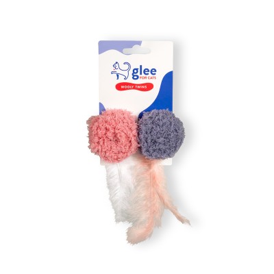 Играчка за маче Glee Wooly Twins 2/1