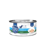 Влажна храна за маче Egeo Tuna & Squid Jelly Grain Free 85GR