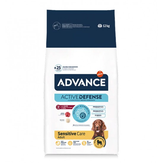 Сува храна за куче Advance Medium Adult Lamb & Rice 12KG