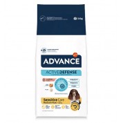 Сува храна за куче Advance Medium / Maxi Adult Salmon 12KG