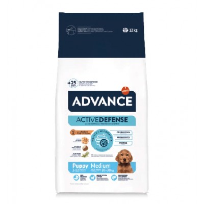 Сува храна за куче Advance Medium Puppy Chicken & Rice 12KG