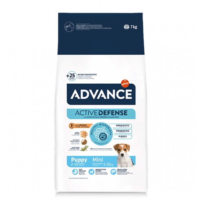 Сува храна за куче Advance Mini Puppy Chicken & Rice 7KG