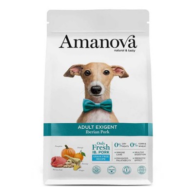 Сува храна за куче Amanova Adult Mini Exigent Iberian Pork 10 kg