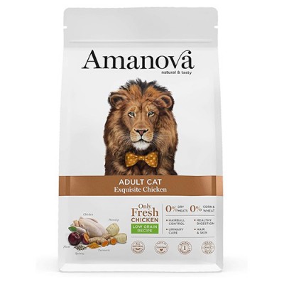 Сува храна за маче Amanova Adult Cat Exquisite Chicken 6kg