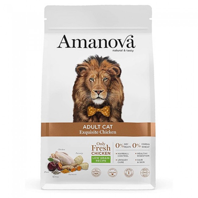 Сува храна за маче Amanova Adult Cat Exquisite Chicken 6kg