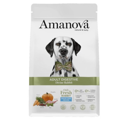 Сува храна за куче Amanova Adult All Breed Digest Divine Rabbit 10 kg