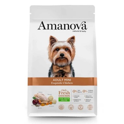 Сува храна за куче Amanova Adult Mini Exquisite Chicken 7 kg