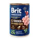 Влажна храна за куче Brit Premium by Nature Chicken with Hearts 400 GR