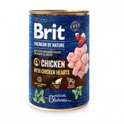 Влажна храна за куче Brit Premium by Nature Chicken with Hearts 400 GR
