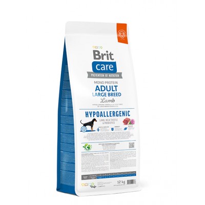 Сува храна за куче Brit Care Hypoallergenic Larege Lamb 12 KG