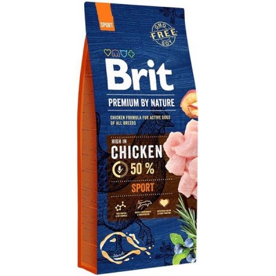 Сува храна за куче Brit Premium Sport 15 KG