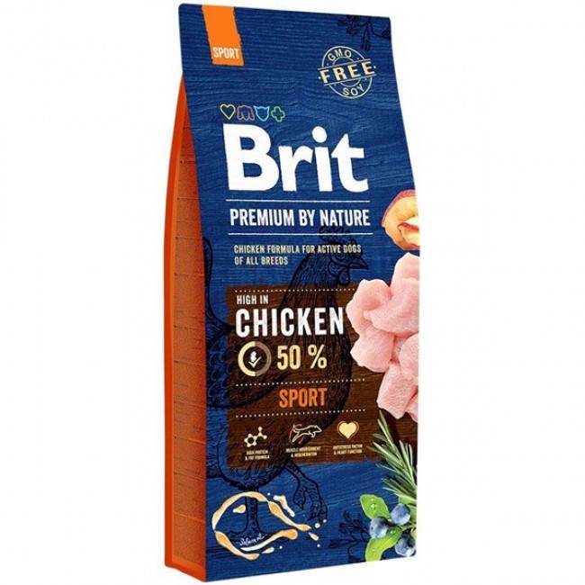Сува храна за куче Brit Premium Sport 15 KG