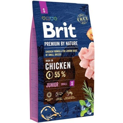 Сува храна за куче Brit Premium Junior S 8 KG