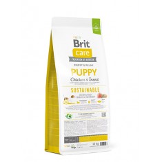 Сува храна за куче Brit Care Sustainable Puppy Chicken & Insect 12 KG