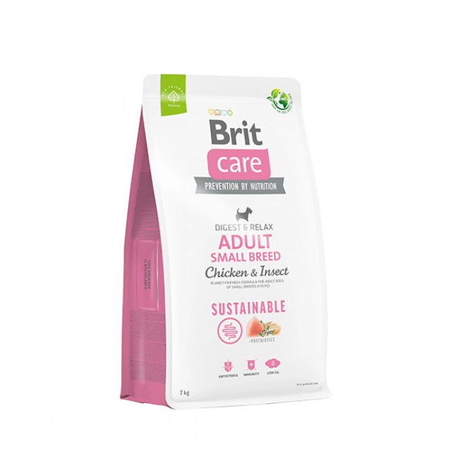 Сува храна за куче Brit Care Sustainable Adult Small Breed 7 KG