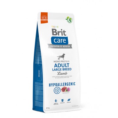 Сува храна за куче Brit Care Hypoallergenic Larege Lamb 12 KG