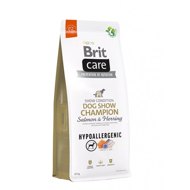 Сува храна за куче Brit Care Hypoallergenic Dog Show Champion 12 KG