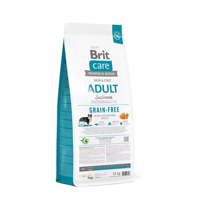 Сува храна за куче Brit Care Medium Adult Salmon 12KG