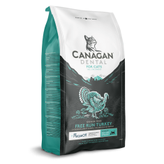 Сува храна за маче Canagan Dental Plaque Off Turkey 4kg