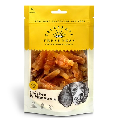Месната награда за куче CELEBRATE FRESHNESS Chicken And Pineapple 100gr