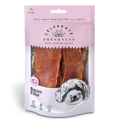Месната награда за куче CELEBRATE FRESHNESS Bacon Fillet 100gr