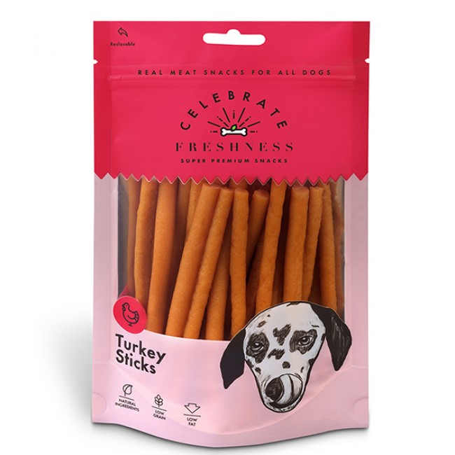 Месната награда за куче CELEBRATE FRESHNESS Turkey Sticks 100gr