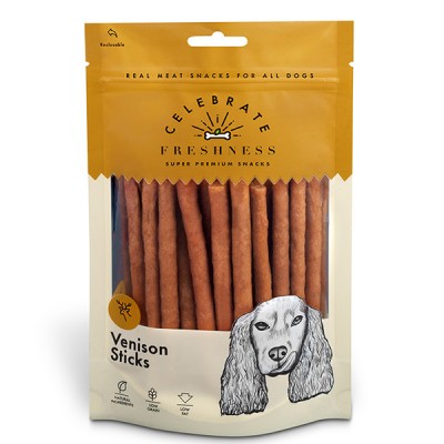 Месната награда за куче CELEBRATE FRESHNESS Venison Sticks 100gr