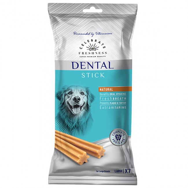 Дентална награда за куче Celebrate Freshness Dental Multipack Sticks Natural Large 270gr
