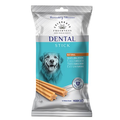 Дентална награда за куче Celebrate Freshness Dental Multipack Sticks Natural Medium 180gr