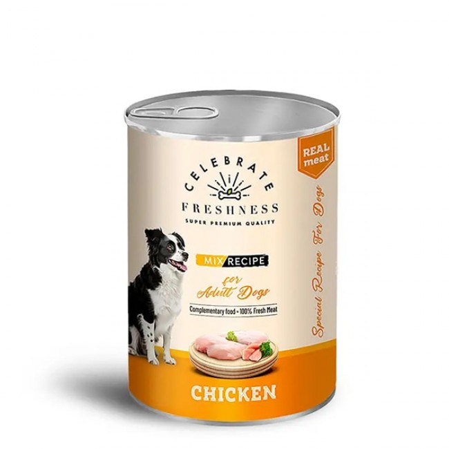 Влажна храна за куче Celebrate Freshness Chicken In Jelly Adult Dogs 400gr