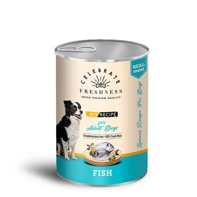 Влажна храна за куче Celebrate Freshness Fish In Jelly Adult Dogs 400gr