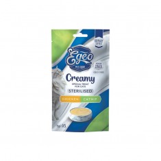 Кремаста храна за маче EGEO Creamy Sterilised Chicken & Catnip 5x15 GR