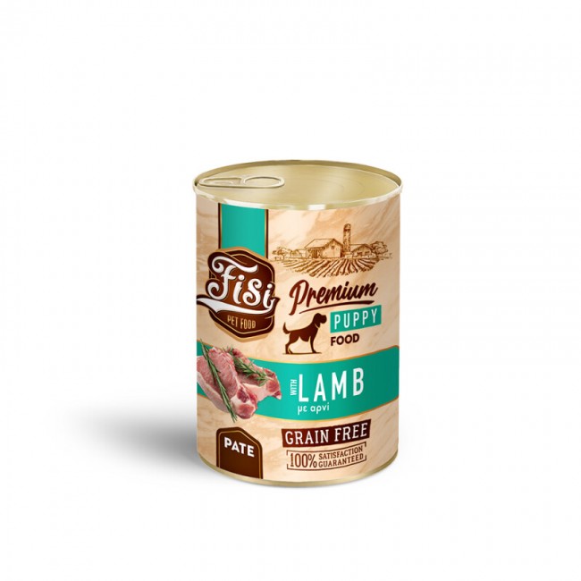 Влажна храна за куче Fisi Grain Free Lamb Puppy 400GR