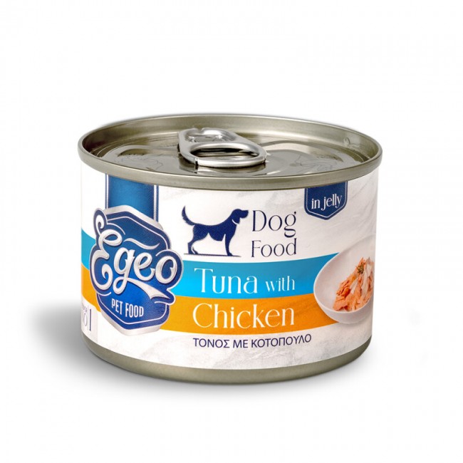 Влажна храна за куче Egeo Tuna with Chicken Adult Dog 160GR