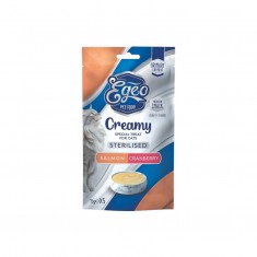 Кремаста храна за маче EGEO Creamy Sterilised Salmon & Cranberry 5x15GR