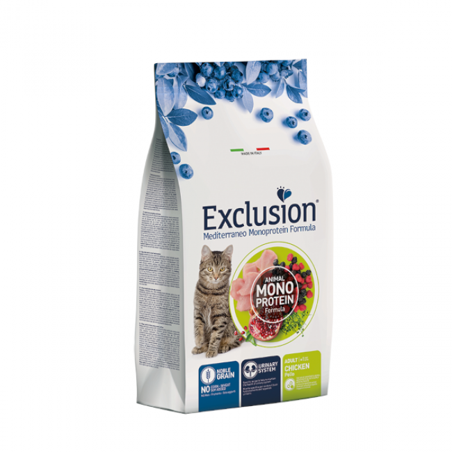 Сува храна за маче Exclusion Cat Adult Chicken 12kg