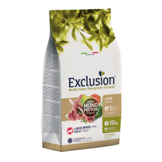 Сува храна за куче Exclusion Large Adult Lamb 12 KG