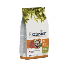 Сува храна за куче Exclusion Large Puppy Beef 12 KG