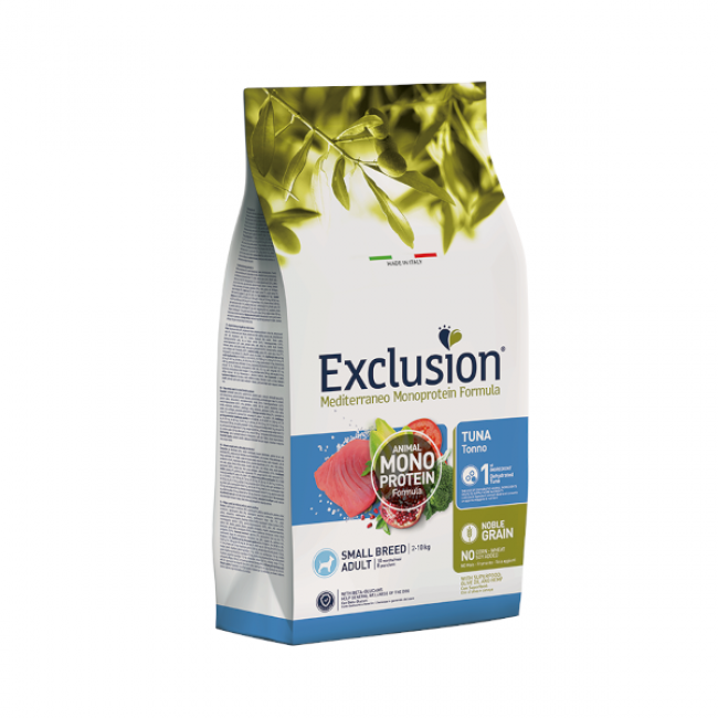 Сува храна за куче Exclusion Mini Adult Tuna 7KG