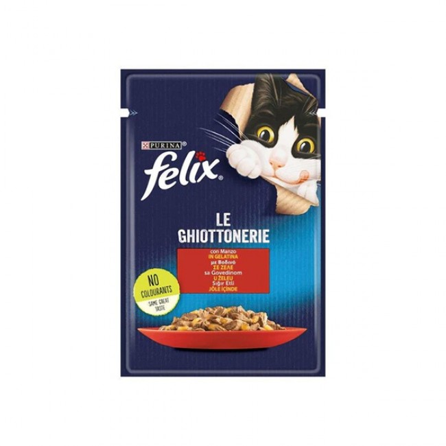 Влажна храна за маче Felix Beef 85 gr