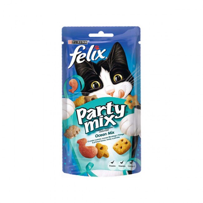 Закуска за маче Felix Party Mix Ocean 60gr