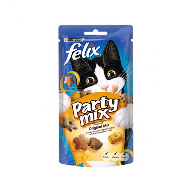 Закуска за маче Felix Party Mix Orginal 60gr