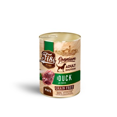 Влажна храна за куче Fisi Grain Free Duck Pate 400GR