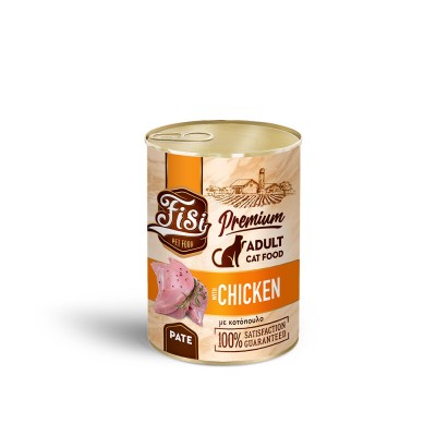 Влажна храна за маче Fisi Chicken Adult Cat 400GR