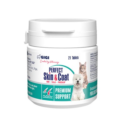 Додаток во исхраната Gigi Vet Skin & Coat 21Tbl