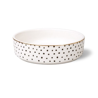Керамички сад за вода и храна GLEE Dots 300ml