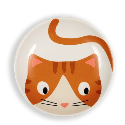 Керамички сад за храна GLEE Wiggle Orange Cat 