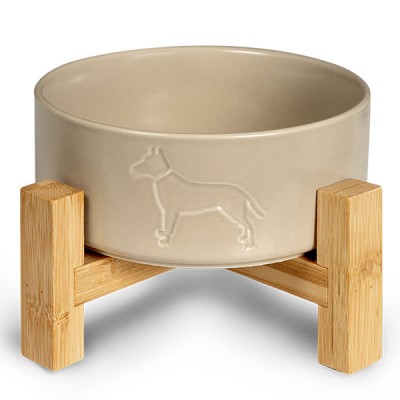 Керамички сад за вода и храна GLEE Woof 450ml