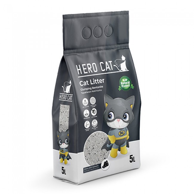 Песок за мачки Hero Cat Active Carbon 5L