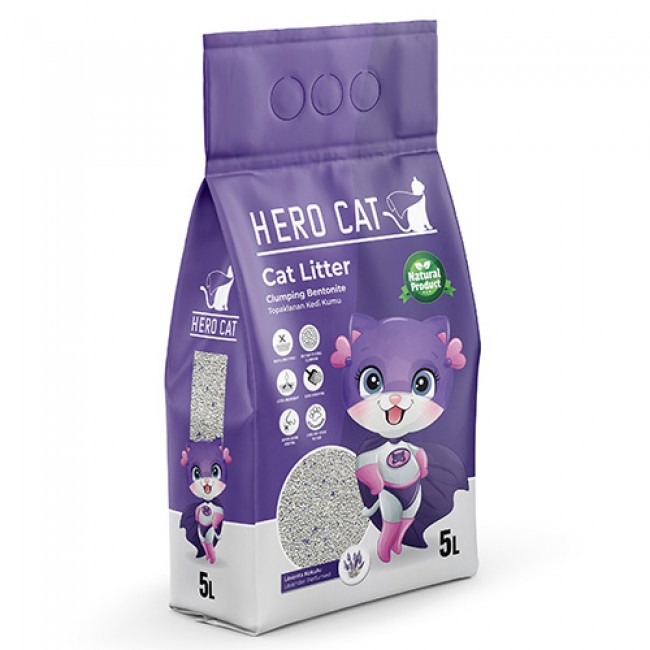 Песок за мачки Hero Cat Lavender 5L
